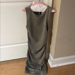 Nicole Miller x Artlier Suede Dress